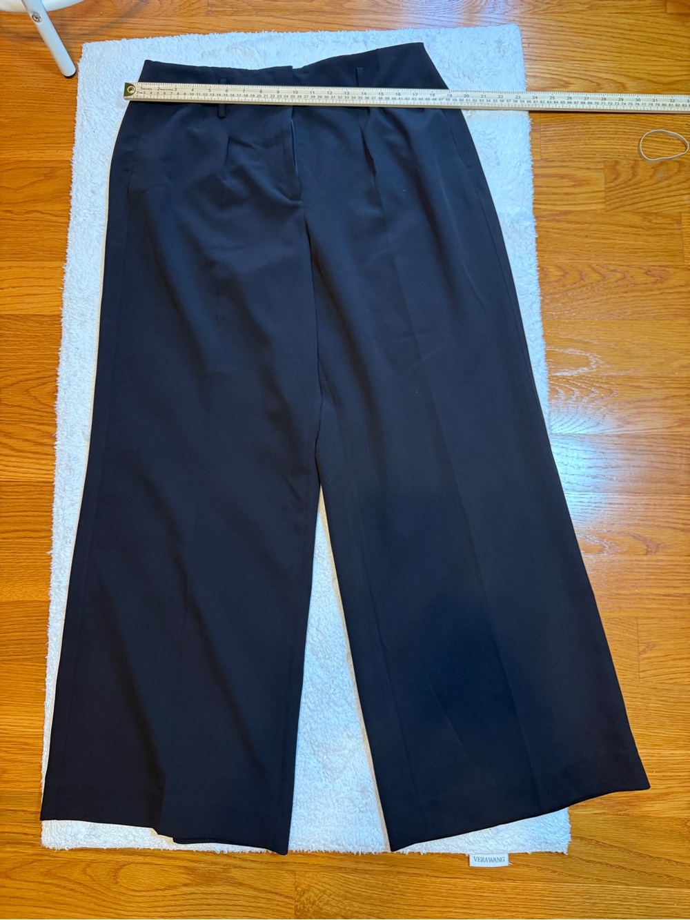 White House Black Market Women's Wide-Leg Black Trousers